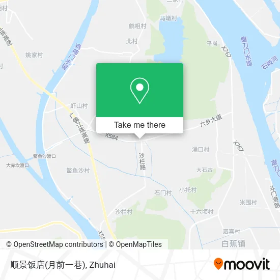 顺景饭店(月前一巷) map