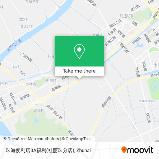 珠海便利店3A福利(社丽珠分店) map