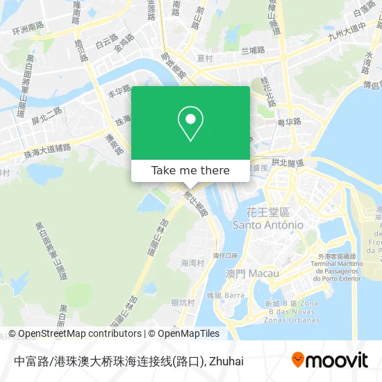 中富路/港珠澳大桥珠海连接线(路口) map
