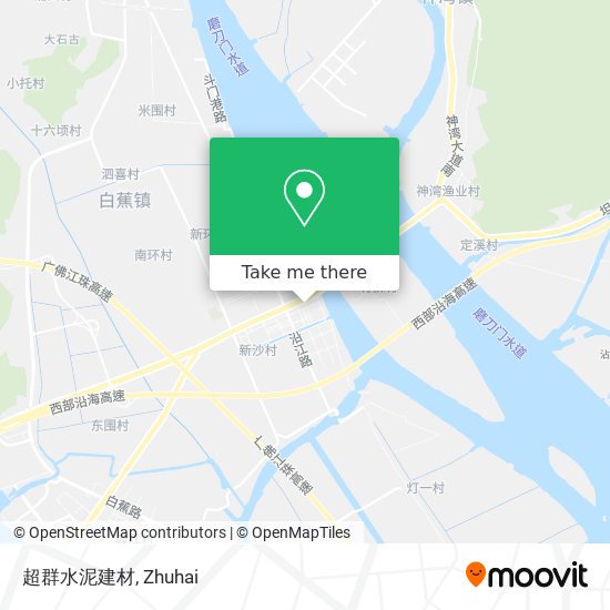 超群水泥建材 map