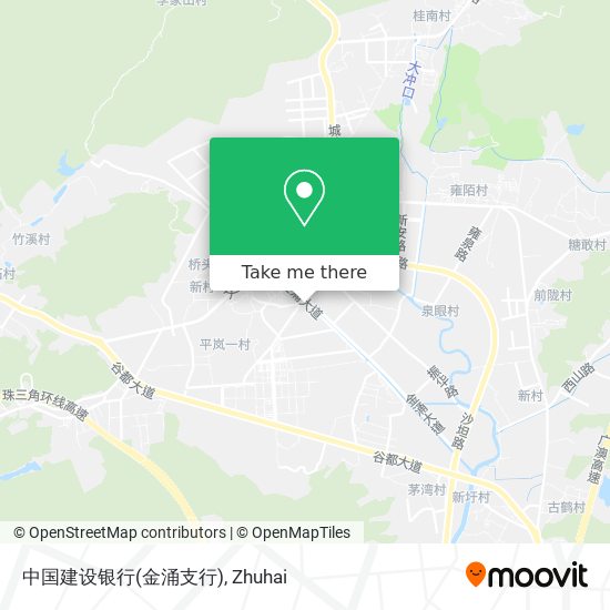 中国建设银行(金涌支行) map
