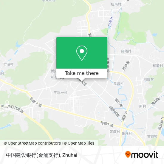 中国建设银行(金涌支行) map
