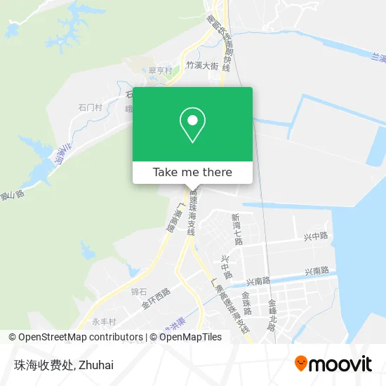 珠海收费处 map