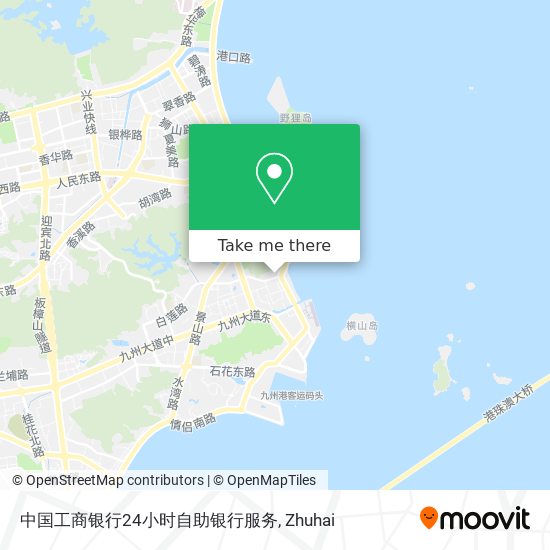中国工商银行24小时自助银行服务 map