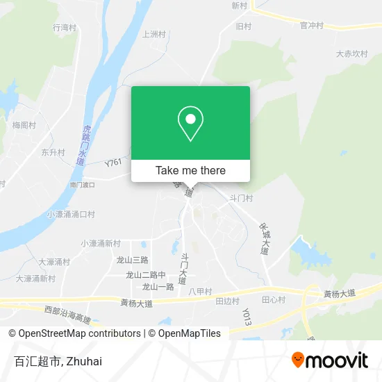 百汇超市 map