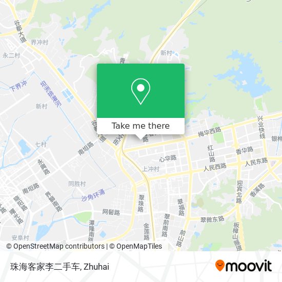 珠海客家李二手车 map