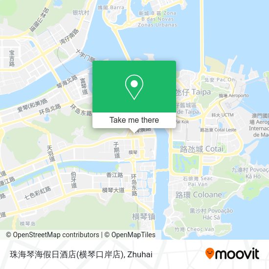 珠海琴海假日酒店(横琴口岸店) map