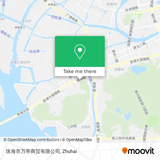珠海市万帝商贸有限公司 map