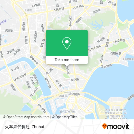 火车票代售处 map