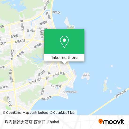 珠海德翰大酒店-西南门 map