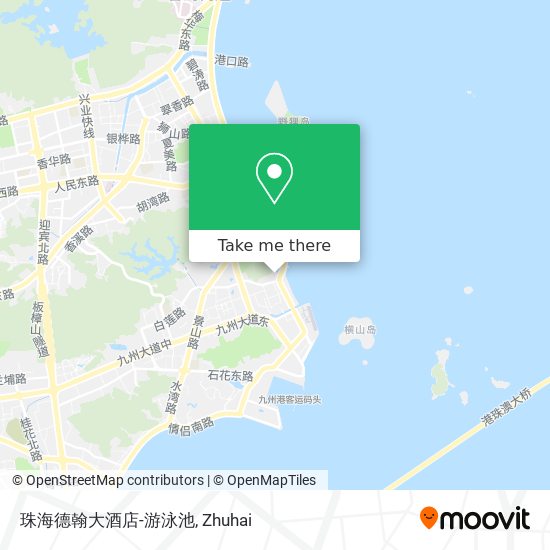 珠海德翰大酒店-游泳池 map