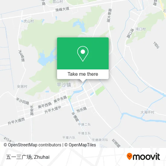 五一三广场 map