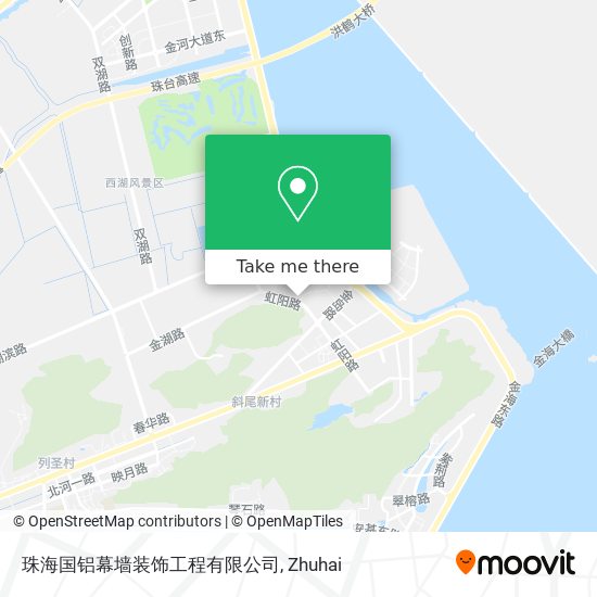 珠海国铝幕墙装饰工程有限公司 map