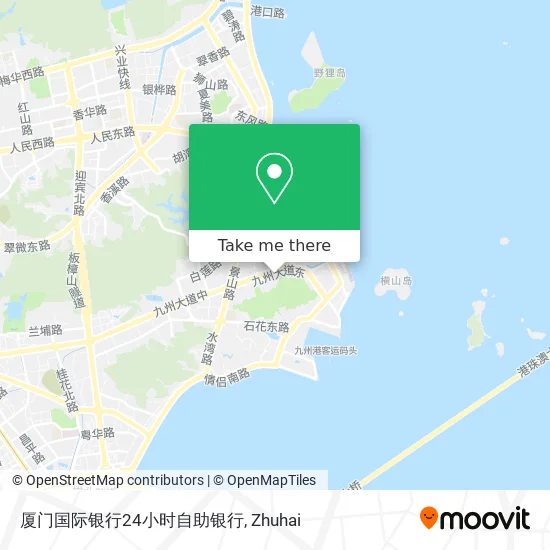 厦门国际银行24小时自助银行 map