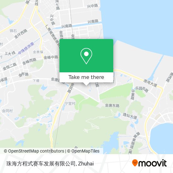 珠海方程式赛车发展有限公司 map