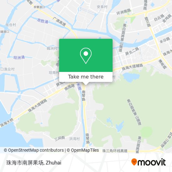 珠海市南屏果场 map