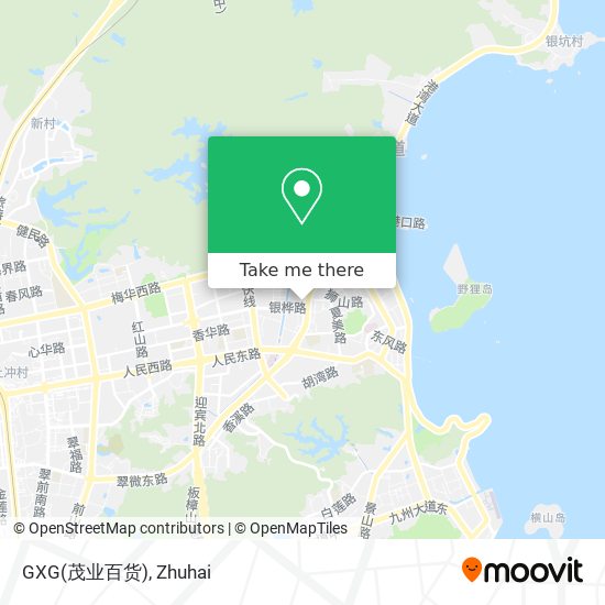GXG(茂业百货) map