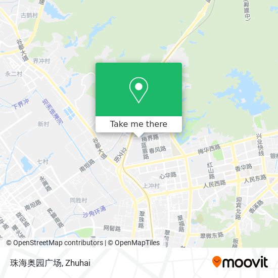 珠海奥园广场 map