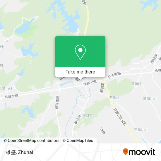 雄盛 map