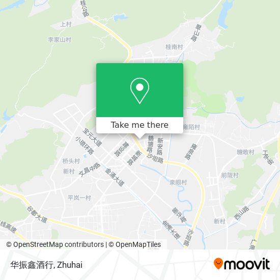 华振鑫酒行 map