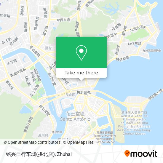 铭兴自行车城(拱北店) map