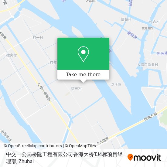 中交一公局桥隧工程有限公司香海大桥TJ4标项目经理部 map