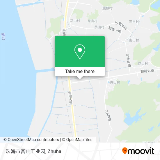 珠海市富山工业园 map