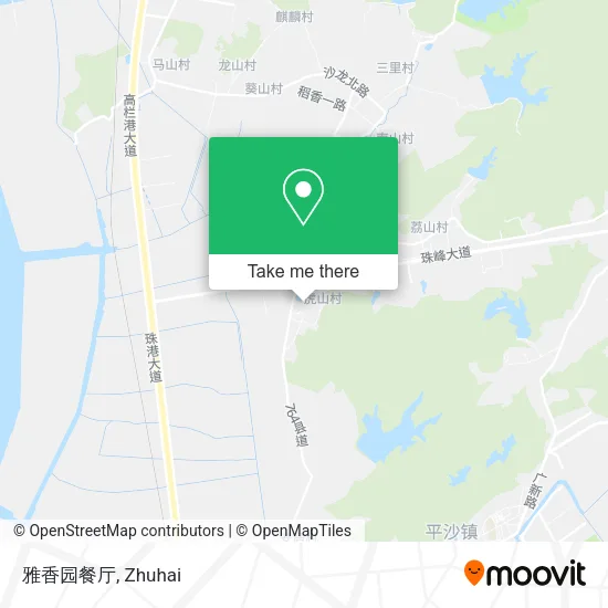 雅香园餐厅 map