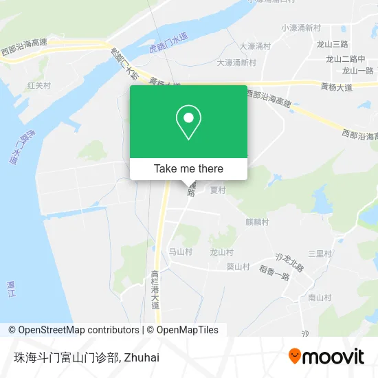 珠海斗门富山门诊部 map