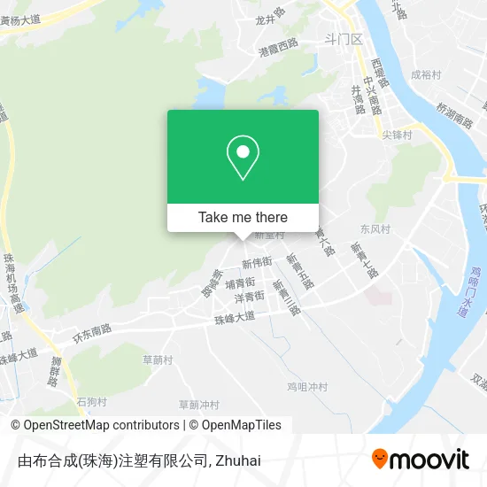 由布合成(珠海)注塑有限公司 map