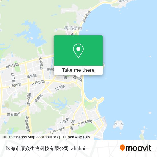 珠海市康众生物科技有限公司 map