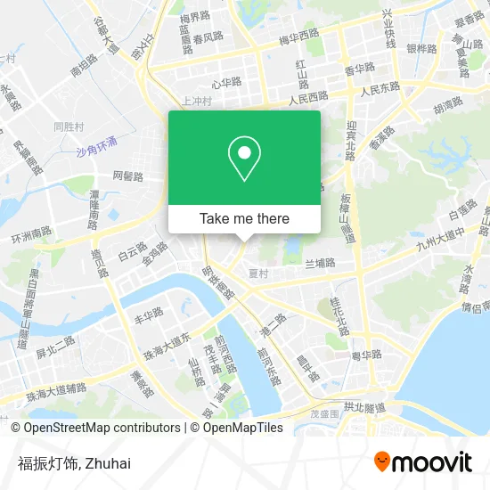 福振灯饰 map