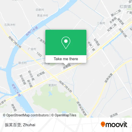 振英百货 map