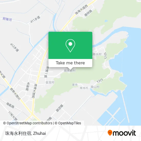 珠海永利住宿 map