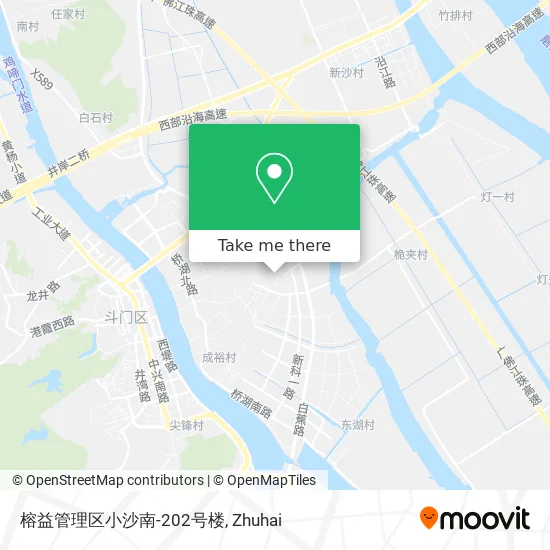 榕益管理区小沙南-202号楼 map