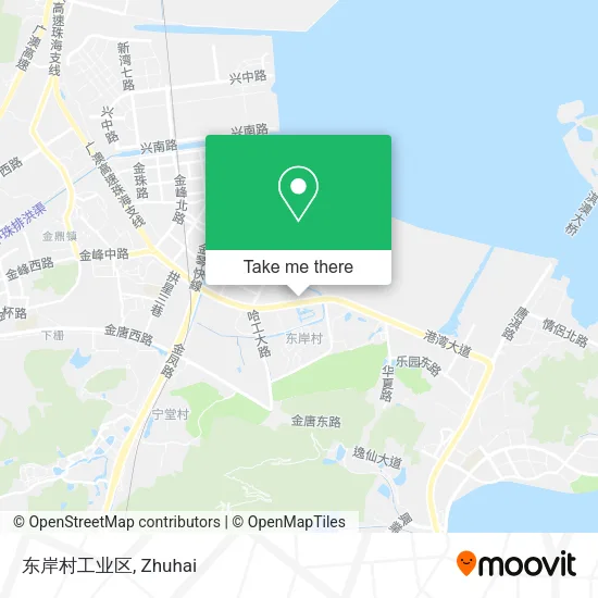 东岸村工业区 map