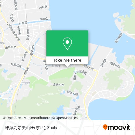 珠海高尔夫山庄(东区) map