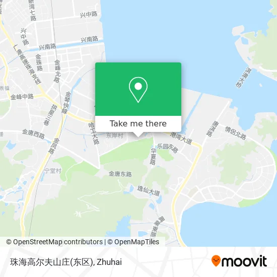 珠海高尔夫山庄(东区) map