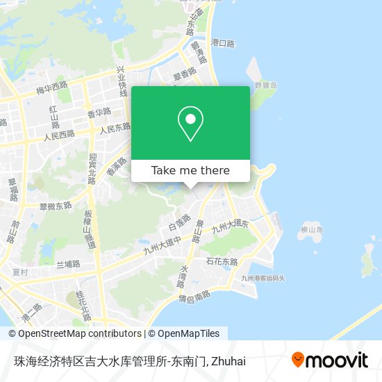 珠海经济特区吉大水库管理所-东南门 map