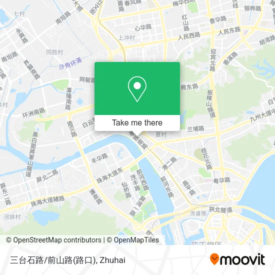 三台石路/前山路(路口) map