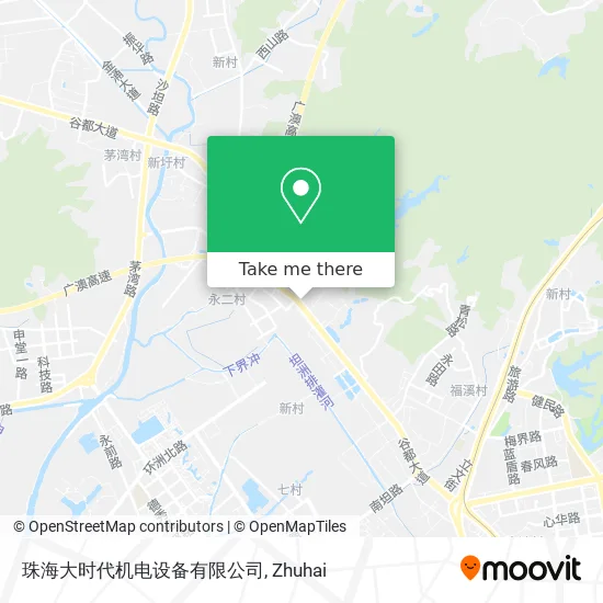 珠海大时代机电设备有限公司 map