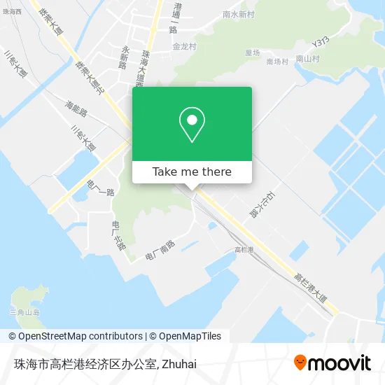 珠海市高栏港经济区办公室 map