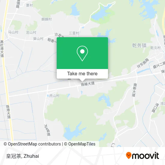 皇冠茶 map