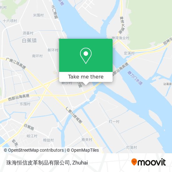 珠海恒信皮革制品有限公司 map
