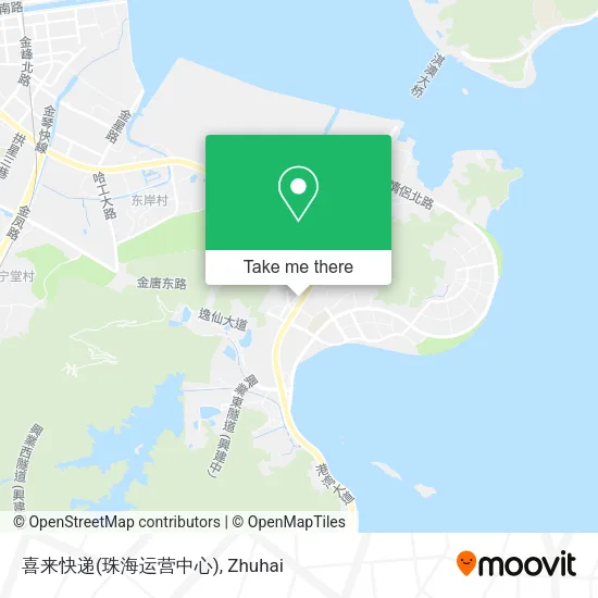喜来快递(珠海运营中心) map