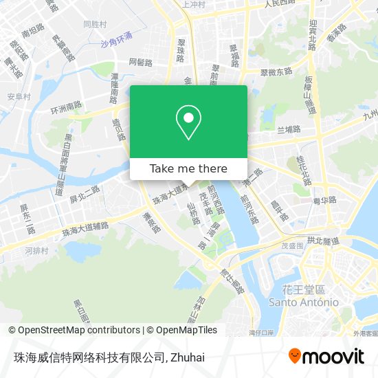 珠海威信特网络科技有限公司 map