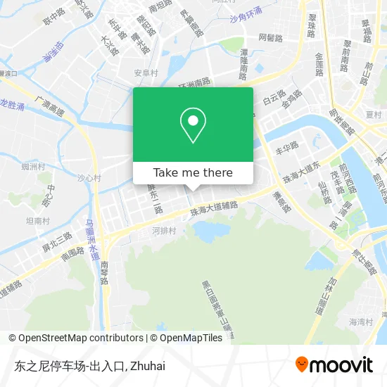 东之尼停车场-出入口 map