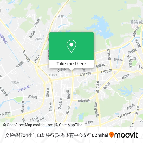 交通银行24小时自助银行(珠海体育中心支行) map