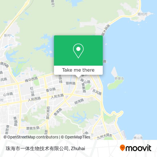 珠海市一体生物技术有限公司 map