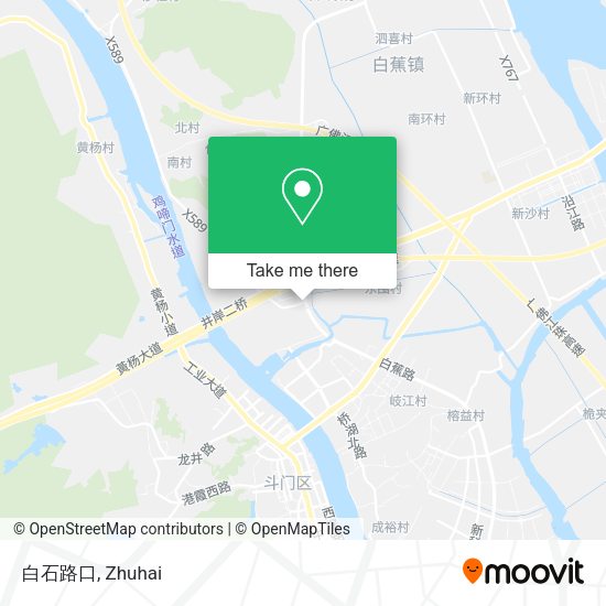 白石路口 map